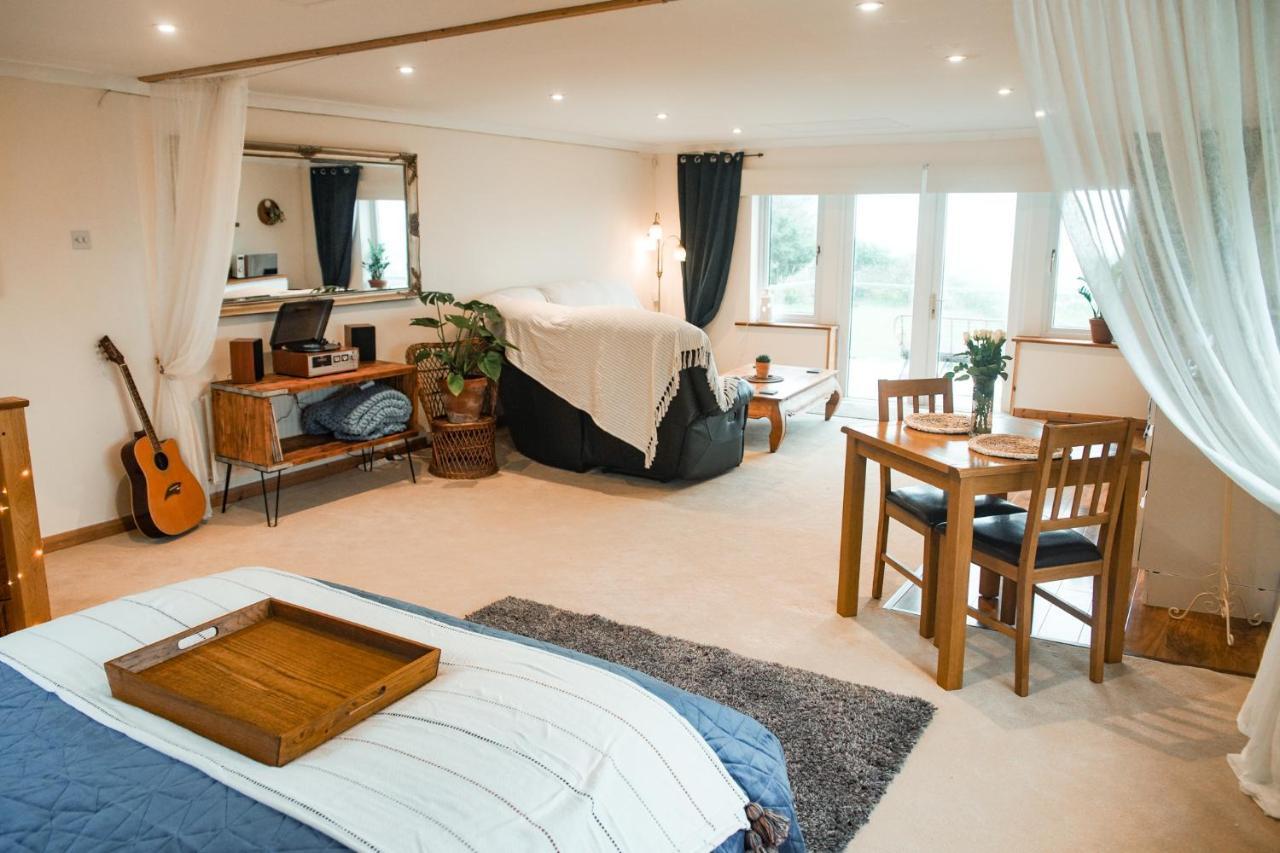 Spacious Sea-View Apt. Overlooking St Ives Bay Gwithian Exteriör bild